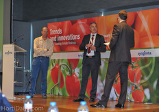 David Del Pino of La Palma in a discussion with Conference moderator Mark Titterington of Syngenta.