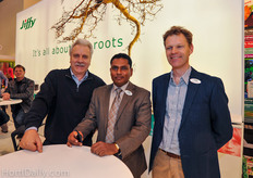 Roelof Drost, Sandeeptha Gamalath and Arjen van Leest of Jiffy.