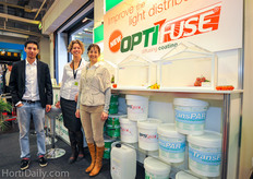 Riad Hacini, Jorien Schouten and Maude Gauville from Sudlac.