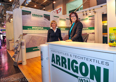 Patrizia Giuliani and Valeria Delfine of Arrigoni.