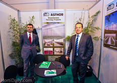 Gustavo Alvarez Pérez and Manuel Guerrero from Asthor Agricola. For more information visit: www.asthor.com or read this interview with Manuel: http://www.hortidaily.com/article/323/Growers-worldwide-increasingly-famliar-with-possibilities-of-modern-technlogy