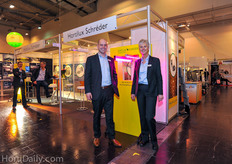 Paul van der Valk and Hilde Lonsain from Hortilux