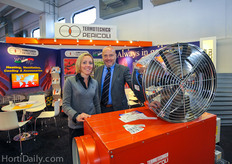 Diana Arndt and Mauro Pericoli of Termotechnica Pericoli.