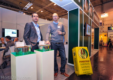 Frank Kuijpers and Feico van der Schaaf of Pindstrup