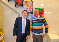 Laurens Besemer of Svensson together with Horticultural entrepreneur and consultant Piet Keijzer.