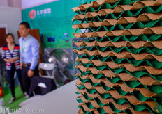 Pad and Fan cooling is essential in a Chinese greenhouse.