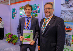 Torben Brinkmann of Messe Essen together with INDEGA's Harald Braungardt.