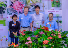 Kasper Rietvelt and the Thai team from Anthura