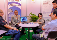 Richel's Export Sales manager Olivier D'Eaubonne was very busy during the show, his booth was non stop filled with interested visitors.