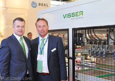 Drew Johnson and Martin Borsje of Visser Horti Systems.
