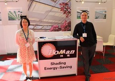 Li Mi Cheng (left) from BoMan Energy Saving Shading Screens