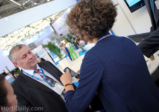 Scanning the visitors for their information