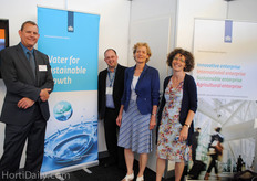 Team of Dutch RVO and topsector Horticulture: Matthie Smiers, Maurice Luijten, Jose de Ruiter and Roline Oosterheert.