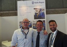 Sander Bodaan, Terje Eriksen and Dragan Nedic of Rolls-Royce
