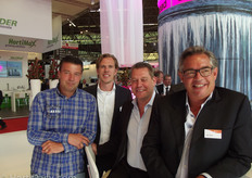 Lemnis and PB Techniek shares their booth. Gert Grolleman, Harm Janssen, Michel Broch and Jan Mol.