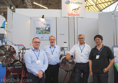 PestTec: Thomas Meyer, Goof Rijndorp, Dafydd Llewellyn-Rhys and Chien Hsun Chen.