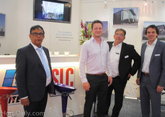 Ron Groenewald (Proton), Wouter van de Burg (Thermeta), Leo Alleblas (Luiten Greenhouses) and Lex van der Ende (Van der Ende Pompen)