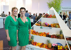 Jennifer Meijer and Chantal Pant representing Wageningen UR Glastuinbouw.