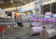 Van Der Hoeven presented itself with a lot of technical equipment