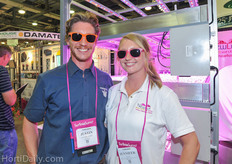 Justin Vanderputten of Visser together with Jennifer White of NewLux