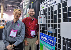 Jane Bartlett and Steve Isaacson of the Bartlett Instrument Company.
