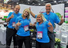 The silly team of Plant Products ; Tom, Britanny, Carly and Huub.