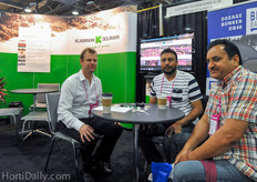 Martin Nugteren of Klassmann Deilmann in conversation with business relations.