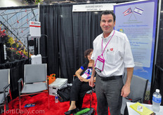 Gal Elishvili from Diversified Imports is doing a lot of business in poultry industries with the drive systems, but has also still a little bit of sales in horticulture.