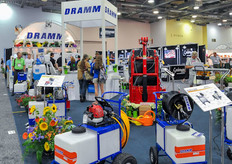 Dramm booth.