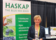 Marie Sullivan of Phytocultures analyzing solutions.