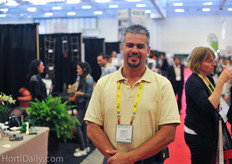 Grower Arjen Debruin of Debruin's greenhouses in Slate River, Ontario.