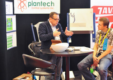 Plantech booth.