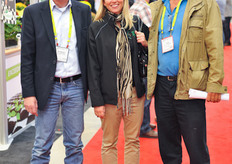 Robert Scheffers, Arielle Deboer (Rosa Flora) and Ted Oorsprong of Northend Gardens.