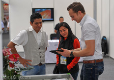 With the bench systems, Floris Berkhout of KG Systems attracted the attention as he was one of the few suppliers for ornamental production. An interview with Floris Berkhout will follow on HortiDaily.com.