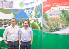 Roland Pereira and Alessandro Pasqualato from Simonetti and Siteco.