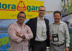 Ernesto, Nuno and Jose of FloraGard substrates.