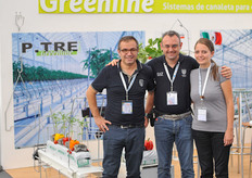 P-TRE's Michele Pavano and Gabiele Roncaletti together with their hostess Pamela.