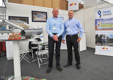 The team of Prins Greenhouses North America : Geert van Veen and Marcel Vyverberg.