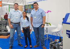 Maarten Hartong, Isela Alvarez and Javier Ojedo of Priva Mexico.