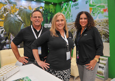 Ron Wyatt, Cinnamon Cantwell and Elisa Gutierrez of Grodan.