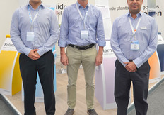 Jorge Gonzalez and Sergio Eulloqui together with Anders Ludvigson, the Vice President of Svensson, who was visiting the show on Thursday.