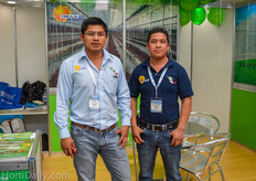 Javier Polo and Andrés Gutiérrez Guzmán from Imaas Invernaderos.