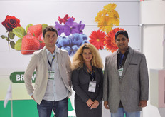 Levan Migriau, Kateryna Volianska and Chamilla Lopez of BrownGrow.