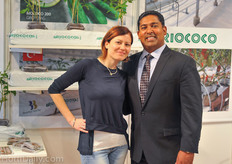 Martina Perego of P-TRE together with Shan Halamba of Riococo.