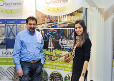 Aldo Maggion and Silvia Frassetto of Techmek Greenhouse Mechanisation.