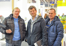 Dutch organic grower Ron van Dijk of GroenLand Organics together with Vincent van den Dool and Maickel Grune of TC vd Dool Greenhouse renovation and lifting.