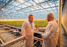 Australians discussing the Daylight greenhouse.