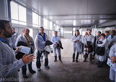 Merijn Kuiper of WPS Horti Systems explained the possibilities of advanced internal logistical systems.