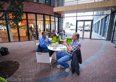 Growers from New Zealand; Russell Newton (New Zealand Gourmet) and Sam Andrews (Hauhunguroa)