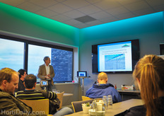 Peter Zwinkels of Technokas on the double glazed ID Greenhouse.